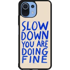 Coque Xiaomi Mi 11 Lite 5G - Silicone rigide noir Slow down 2026