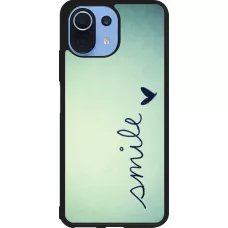 Xiaomi Mi 11 Lite 5G Case Hülle - Silikon schwarz Smile