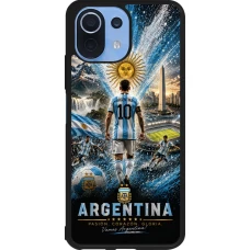 Xiaomi Mi 11 Lite 5G Case Hülle - Silikon schwarz Fussball Argentinien splash 2026