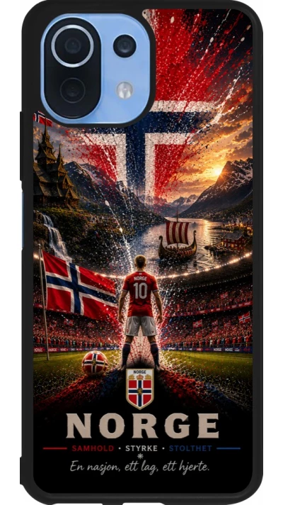 Xiaomi Mi 11 Lite 5G Case Hülle - Silikon schwarz Fussball Norwegen splash 2026