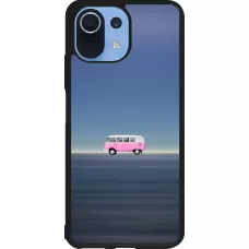 Coque Xiaomi Mi 11 Lite 5G - Silicone rigide noir Spring 23 pink bus