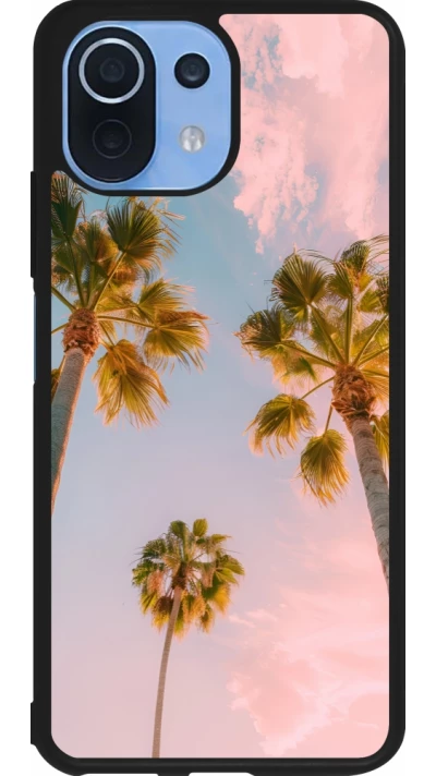 Xiaomi Mi 11 Lite 5G Case Hülle - Silikon schwarz Summer 2025 Palmiers
