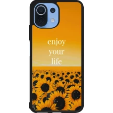 Coque Xiaomi Mi 11 Lite 5G - Silicone rigide noir Summer 2026 Enjoy your life