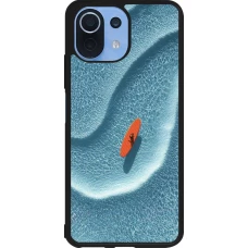 Xiaomi Mi 11 Lite 5G Case Hülle - Silikon schwarz Orange surf Summer 2026