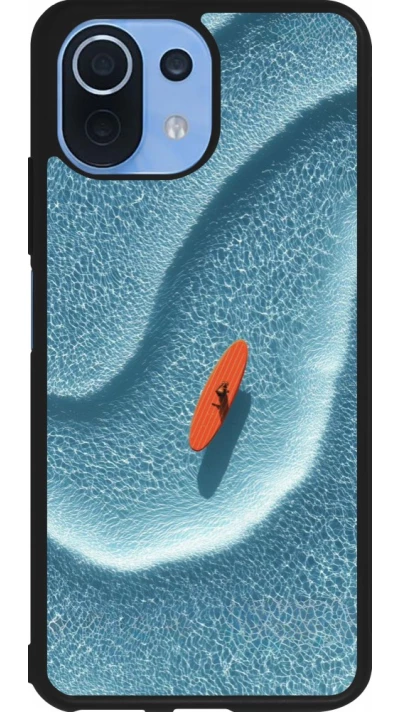 Xiaomi Mi 11 Lite 5G Case Hülle - Silikon schwarz Orange surf Summer 2026