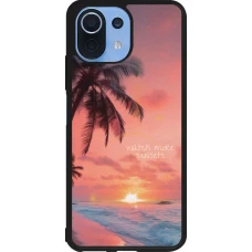 Xiaomi Mi 11 Lite 5G Case Hülle - Silikon schwarz Watch more sunsets Summer 2026