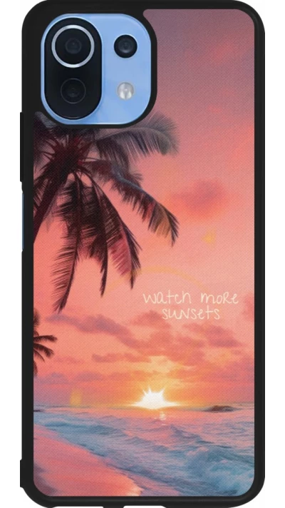 Xiaomi Mi 11 Lite 5G Case Hülle - Silikon schwarz Watch more sunsets Summer 2026