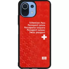 Xiaomi Mi 11 Lite 5G Case Hülle - Silikon schwarz Swiss Passport