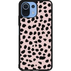 Coque Xiaomi Mi 11 Lite 5G - Silicone rigide noir Wild Leopard Pink