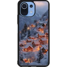 Xiaomi Mi 11 Lite 5G Case Hülle - Silikon schwarz Winter 25 Winter snowy village