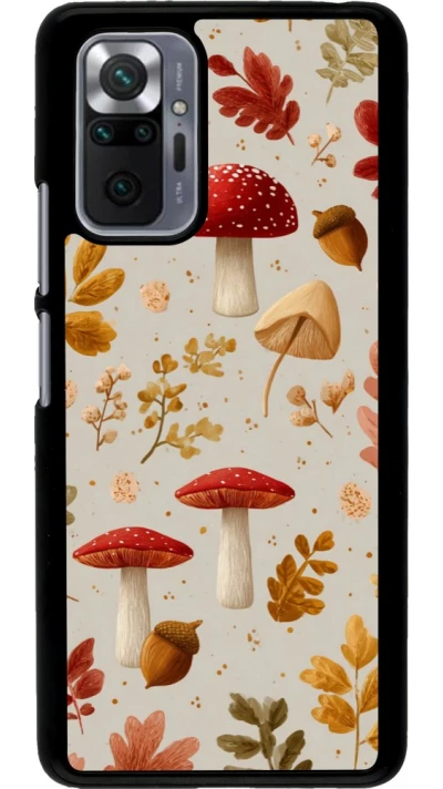 Coque Xiaomi Redmi Note 10 Pro - Autumn 26 Mushrooms and leaves