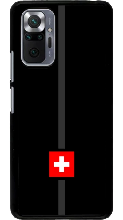 Xiaomi Redmi Note 10 Pro Case Hülle - Kanton CH schwarz