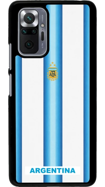 Xiaomi Redmi Note 10 Pro Case Hülle - Argentinien 2026 personalisierbares Fussballtrikot