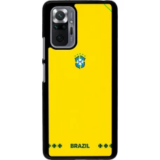 Coque Xiaomi Redmi Note 10 Pro - Maillot de football Bresil 2026 personnalisable