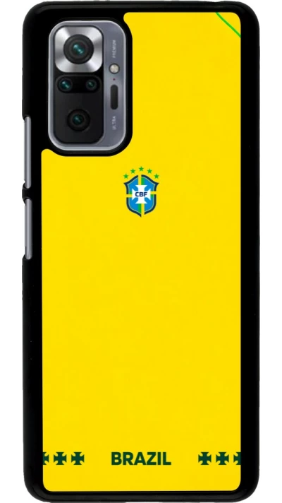 Xiaomi Redmi Note 10 Pro Case Hülle - Brasilien 2026 personalisierbares Fussballtrikot