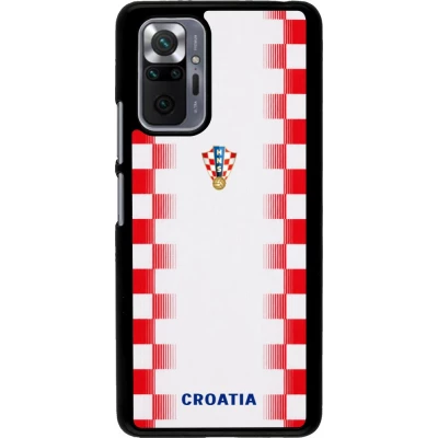 Coque Xiaomi Redmi Note 10 Pro - Maillot de football Croatie 2026 personnalisable