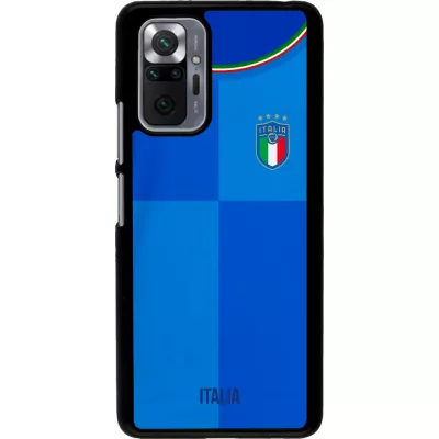 Coque Xiaomi Redmi Note 10 Pro - Maillot de football Italie 2022 personnalisable