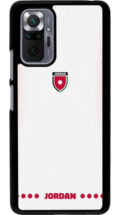 Xiaomi Redmi Note 10 Pro Case Hülle - Jordanien 2026 personalisierbares Fussballtrikot