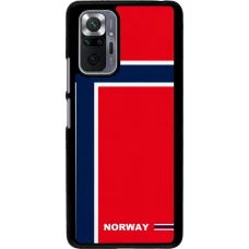Xiaomi Redmi Note 10 Pro Case Hülle - Norwegen 2026 personalisierbares Fussballtrikot