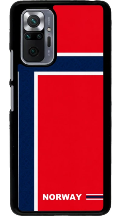 Xiaomi Redmi Note 10 Pro Case Hülle - Norwegen 2026 personalisierbares Fussballtrikot