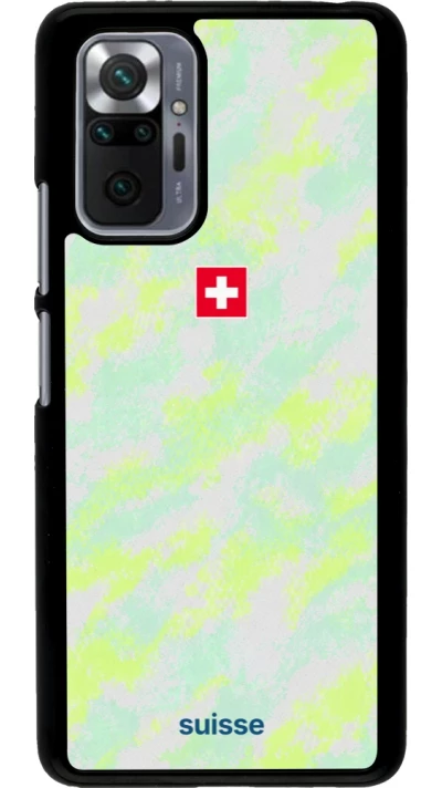 Xiaomi Redmi Note 10 Pro Case Hülle - Schweiz Away 2026 personalisierbares Fussballtrikot