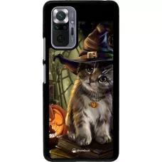 Hülle Xiaomi Redmi Note 10 Pro - Halloween 21 Witch cat