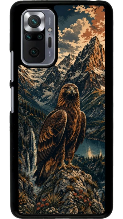 Coque Xiaomi Redmi Note 10 Pro - Linocut Aigle Royal