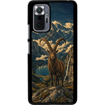 Coque Xiaomi Redmi Note 10 Pro - Linocut Bouquetin