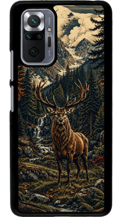 Coque Xiaomi Redmi Note 10 Pro - Linocut Cerf