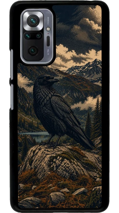 Coque Xiaomi Redmi Note 10 Pro - Linocut Grand Corbeau