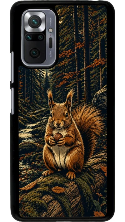 Coque Xiaomi Redmi Note 10 Pro - Linocut Ecureuil