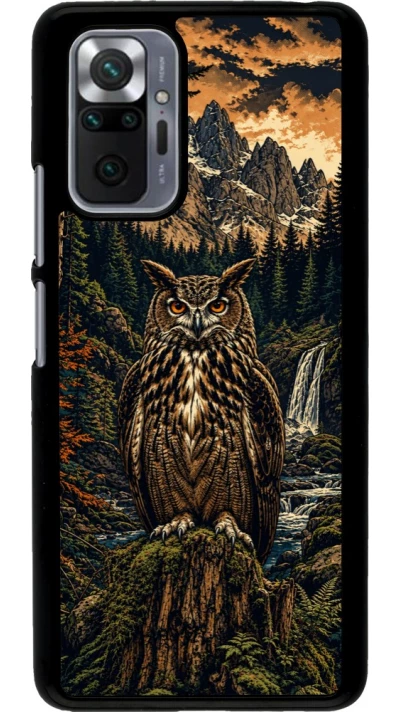 Coque Xiaomi Redmi Note 10 Pro - Linocut Grand-Duc