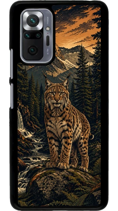 Coque Xiaomi Redmi Note 10 Pro - Linocut Lynx