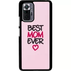 Xiaomi Redmi Note 10 Pro Case Hülle - Mom 2023 best Mom ever pink