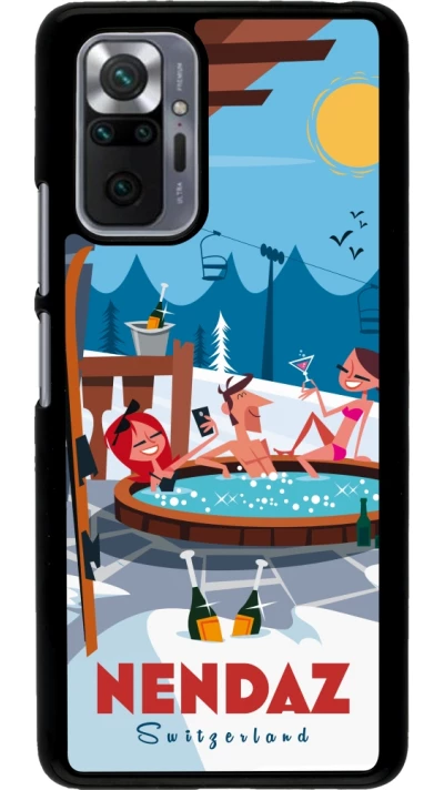 Xiaomi Redmi Note 10 Pro Case Hülle - Nendaz Mountain Jacuzzi