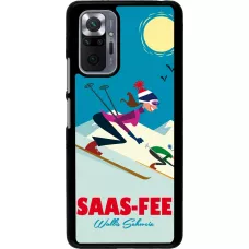 Coque Xiaomi Redmi Note 10 Pro - Saas-Fee Ski Downhill