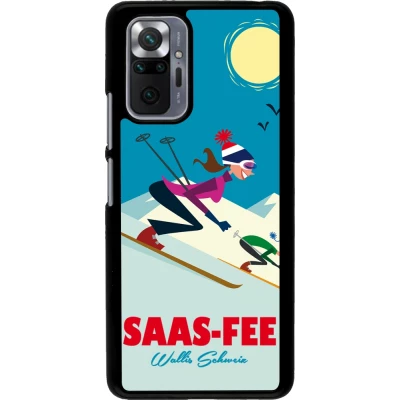 Coque Xiaomi Redmi Note 10 Pro - Saas-Fee Ski Downhill