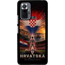 Coque Xiaomi Redmi Note 10 Pro - Football Croatie splash 2026