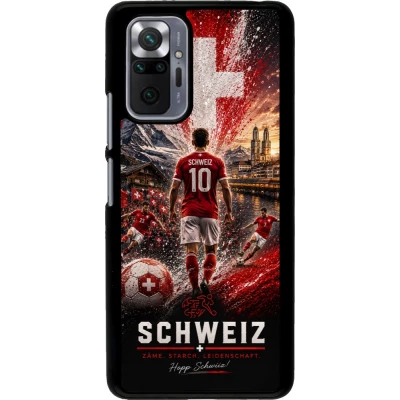Coque Xiaomi Redmi Note 10 Pro - Football Schweiz splash 2026