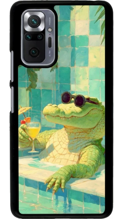 Coque Xiaomi Redmi Note 10 Pro - Crocodile in the swimming pool Summer 2026
