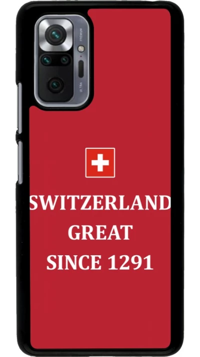 Coque Xiaomi Redmi Note 10 Pro - Switzerland Great Since 1291