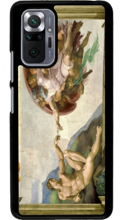 Coque Xiaomi Redmi Note 10 Pro - Tableau art - La Création d’Adam - Michel-Ange