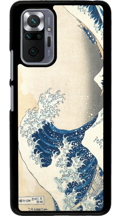 Coque Xiaomi Redmi Note 10 Pro - Tableau art - La Grande Vague de Kanagawa - Hokusai