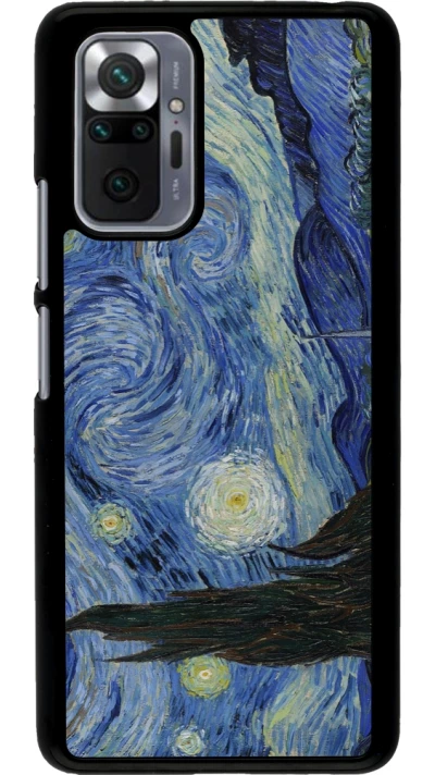 Coque Xiaomi Redmi Note 10 Pro - Tableau art - La Nuit étoilée - Van Gogh