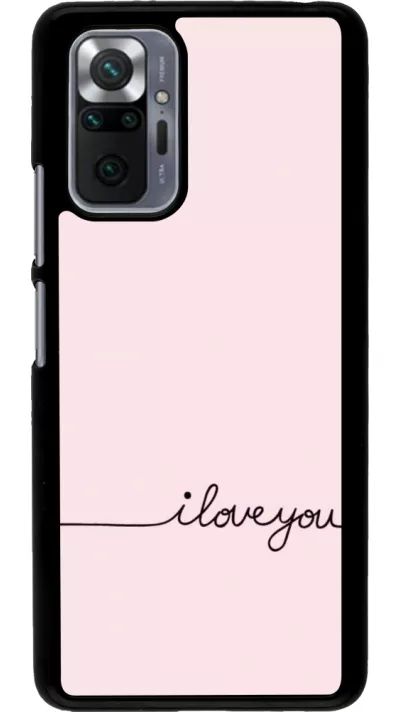 Coque Xiaomi Redmi Note 10 Pro - Valentine 2023 i love you writing