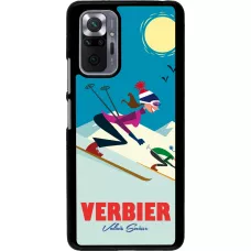 Coque Xiaomi Redmi Note 10 Pro - Verbier Ski Downhill