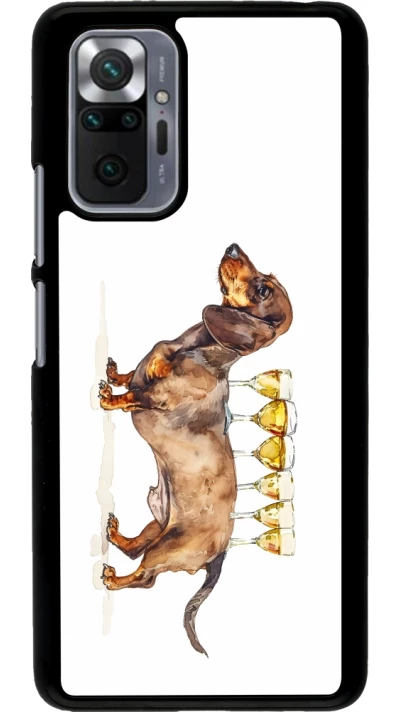 Coque Xiaomi Redmi Note 10 Pro - Wine Teckel