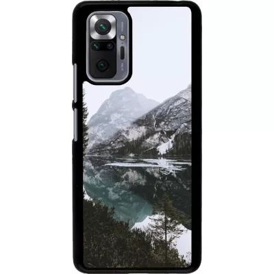 Coque Xiaomi Redmi Note 10 Pro - Winter 22 snowy mountain and lake