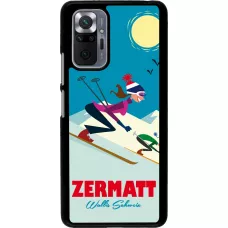 Coque Xiaomi Redmi Note 10 Pro - Zermatt Ski Downhill