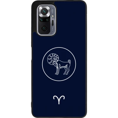 Coque Xiaomi Redmi Note 10 Pro Max - Silicone rigide noir Astrologie Bélier